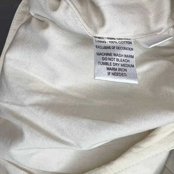 Ann Taylor Loft beige cotton lined skirt Size 2 - Picture 4 of 4